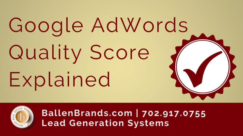 Google AdWords Quality Score Explained