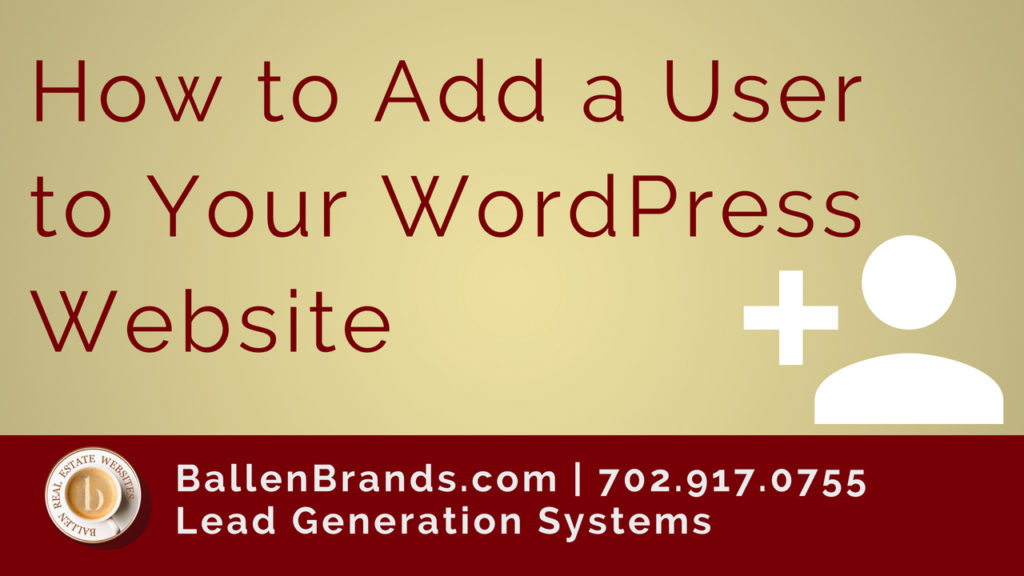 How to Add a User to Your WordPress Website
