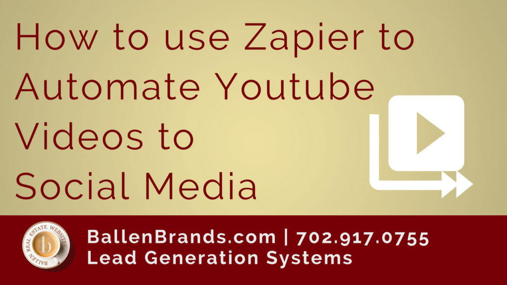 How to use Zapier to Automate YouTube Videos to Social Media