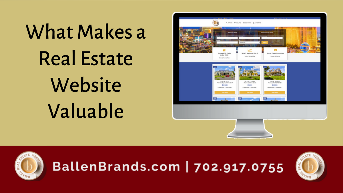 What Makes a Real Estate Website Valuable