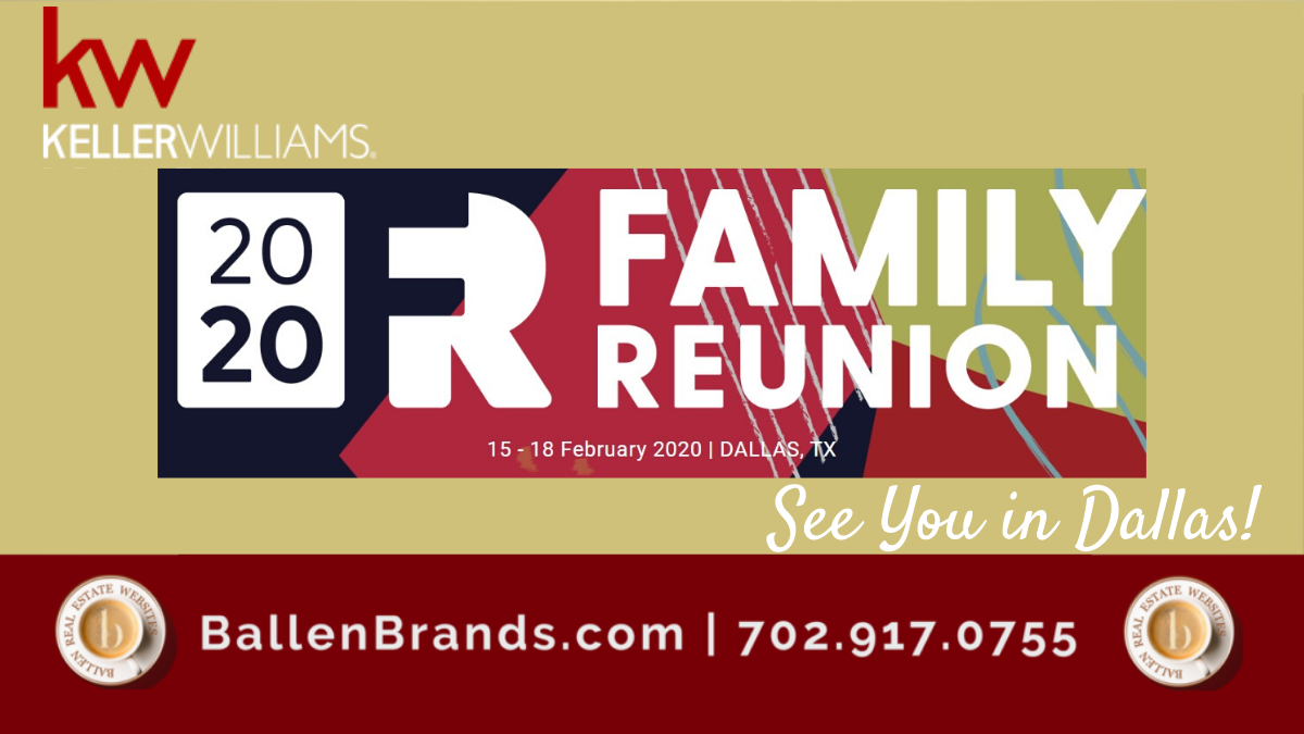Keller Williams Family Reunion 2020 - See You in Dallas!