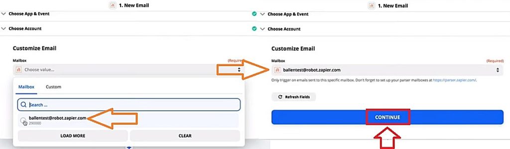 zapier email parser attachments