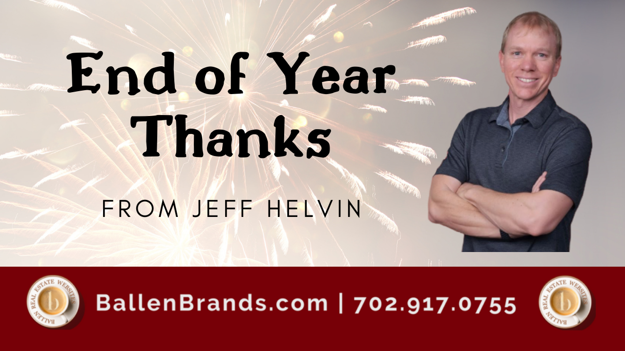 End of Year Thanks from Jeff Helvin