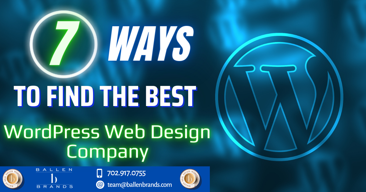 7 Ways to Find the Best WordPress Web Design Company [2021]