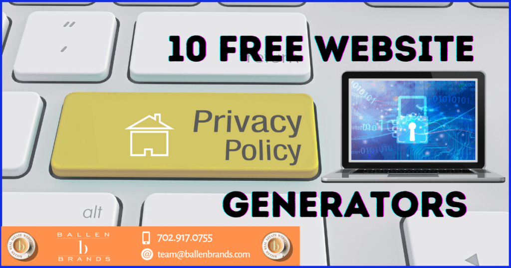 10 Free Website Privacy Policy Generators - Ballen Brands