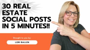 Hey there, it's Lori Ballen, and welcome to my tutorial on How to Create 30 Social Media Posts in 5 Minutes with ChatGPT and Canva! If you're like me, you know that coming up with content ideas and finding the right images to match your social media posts can be time-consuming.